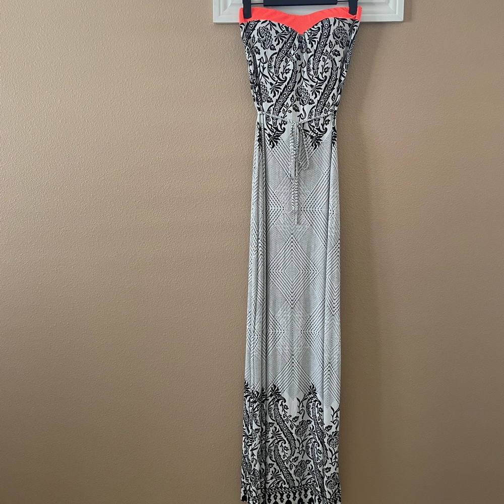 Black & White Maxi Summer Dress